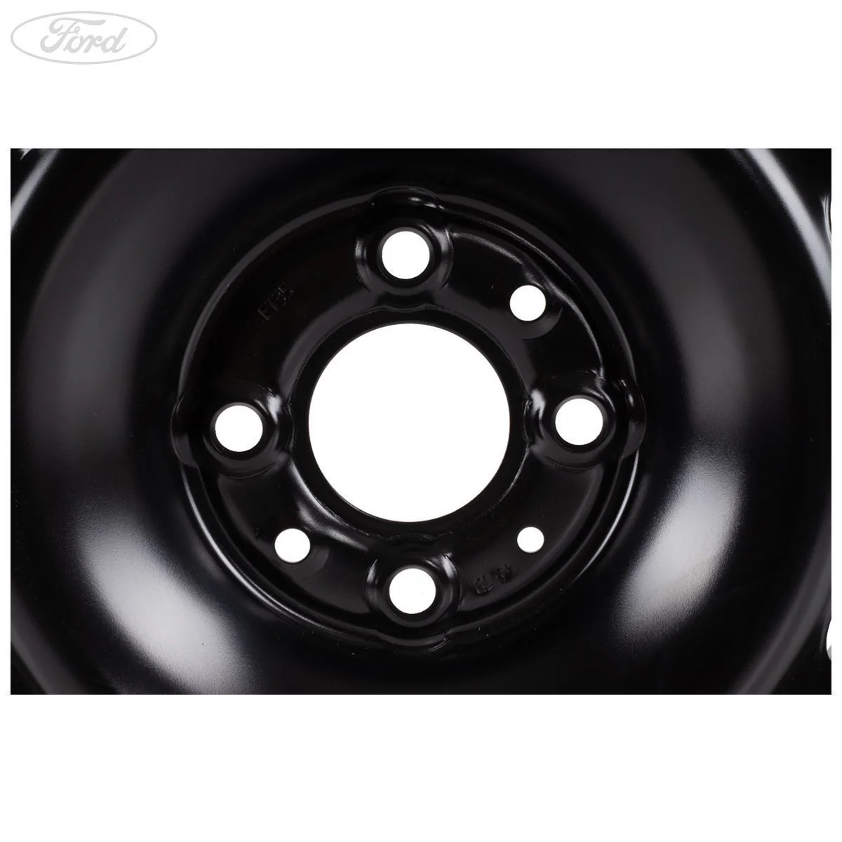 Llanta de acero negra de 14" 5.5x14 original para Ford KA 08-15 1675240 - Image 3