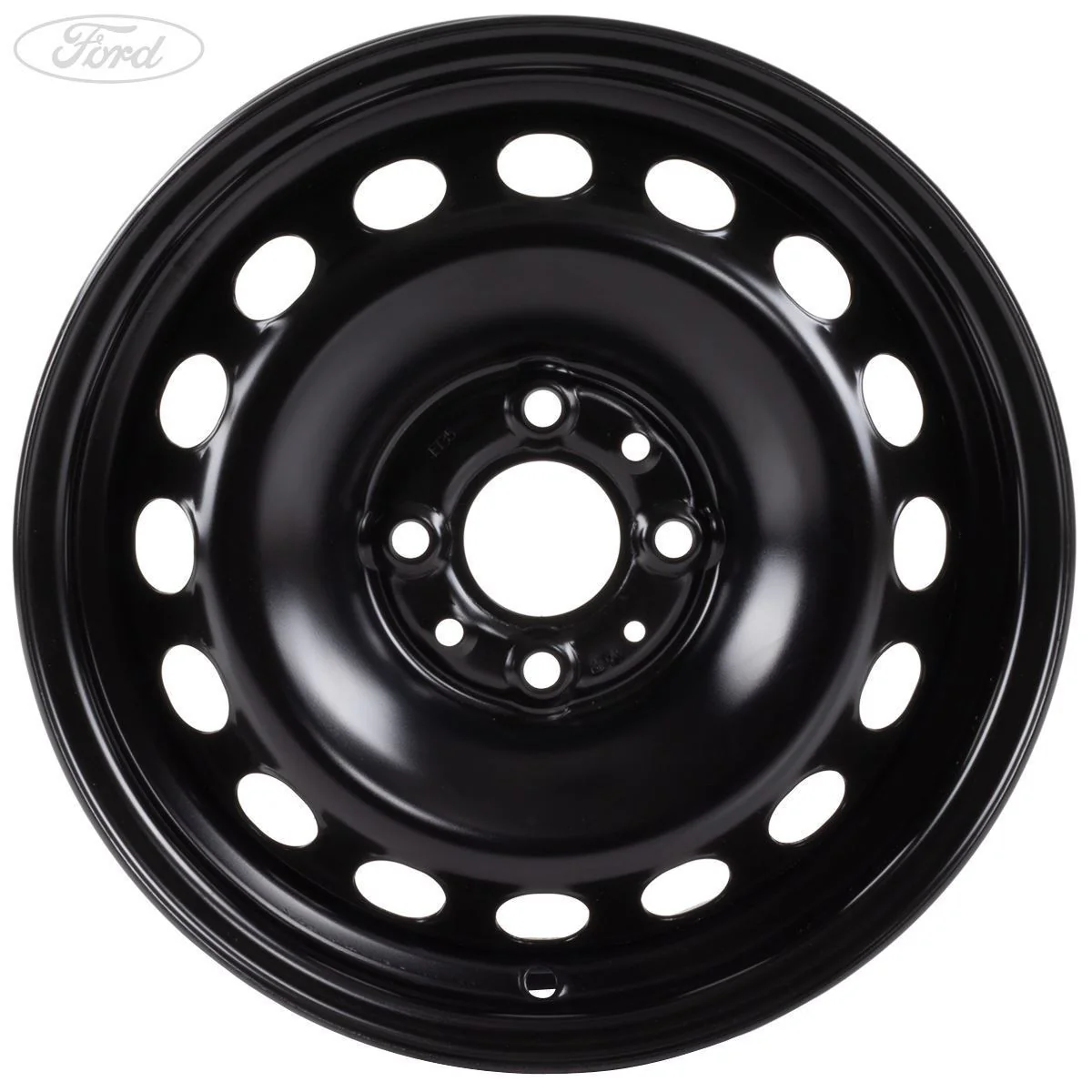 Llanta de acero negra de 14" 5.5x14 original para Ford KA 08-15 1675240 - Image 4