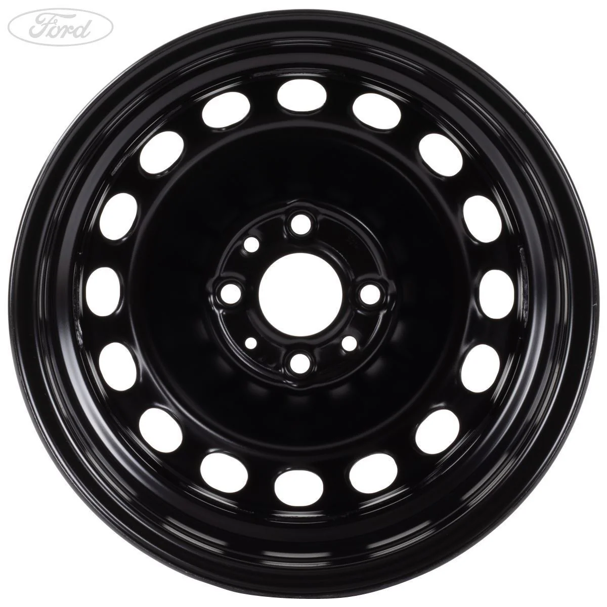 Llanta de acero negra de 14" 5.5x14 original para Ford KA 08-15 1675240 - Image 6