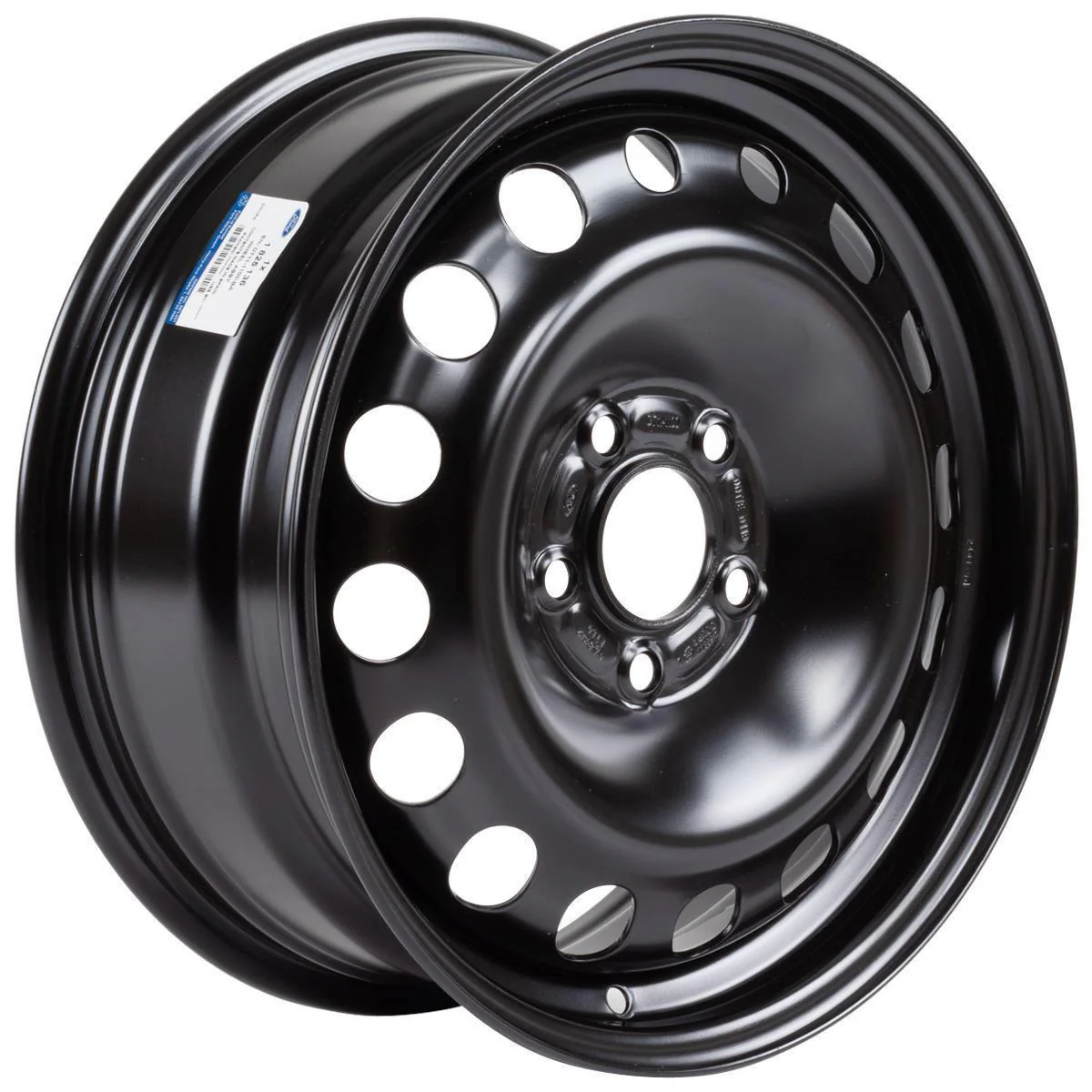 Llanta de acero negra de 16" 6.5x16 original para Ford Transit Tourneo Connect 13-18 1825136 - Image 6