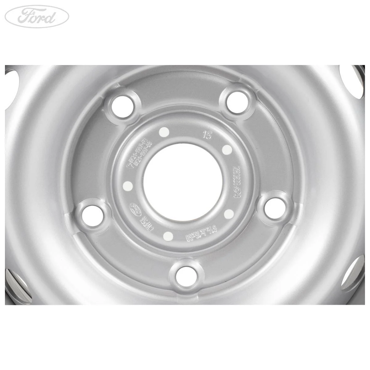 Llanta de acero original Ford Transit de 16 pulgadas individual x1 2014-2019 2086963 - Image 3