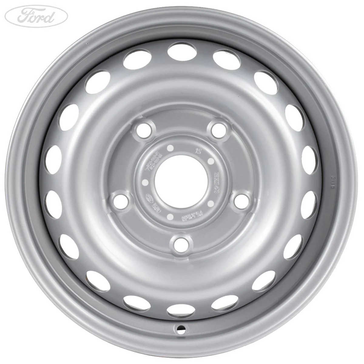 Llanta de acero original Ford Transit de 16 pulgadas individual x1 2014-2019 2086963 - Image 4