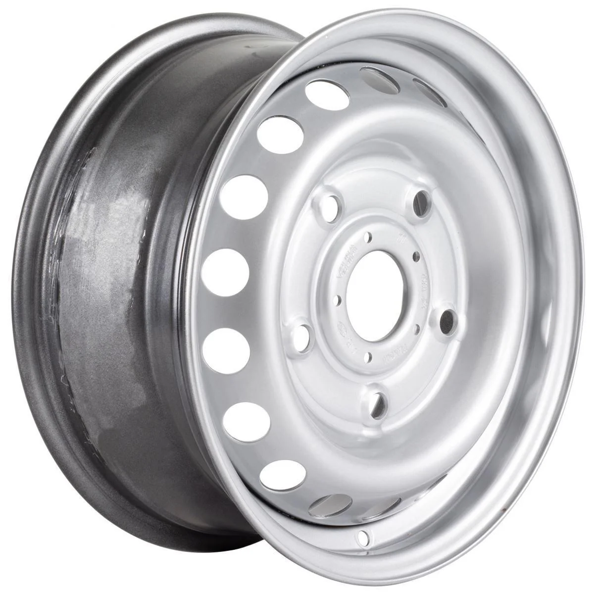 Llanta de acero plateada de 15" 6.5Jx15 original para Ford Transit Custom 1763872