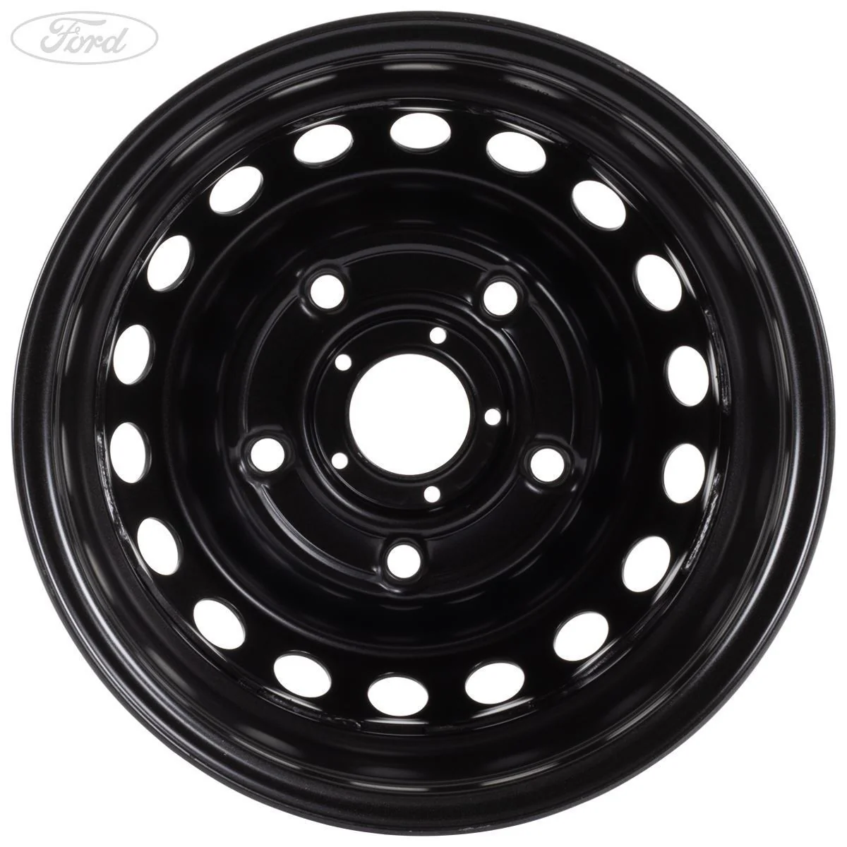 Llanta de acero plateada de 15" 6.5Jx15 original para Ford Transit Custom 1763872 - Image 4