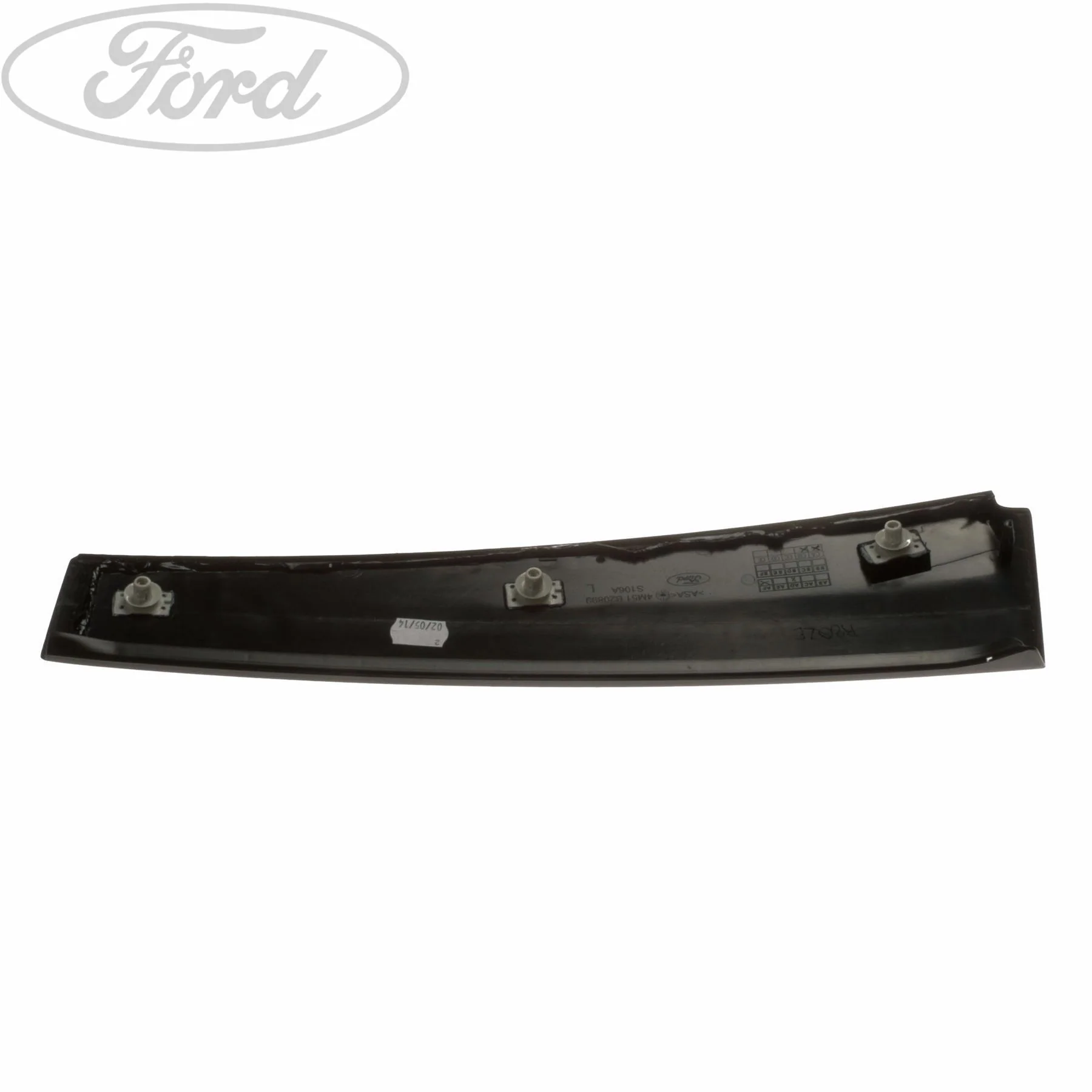 Moldura de carrocería para puerta exterior N/S (lado del conductor) original para Ford Focus 1675488 - Image 3