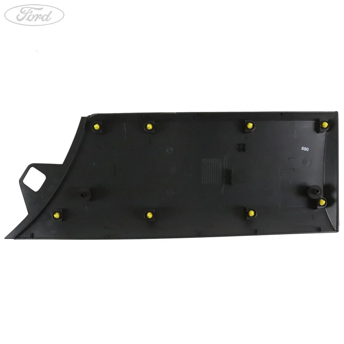 Moldura de carrocería trasera lateral derecha O/S (lado pasajero) color gris original para Ford Transit 2014-2019 1854492 - Image 4