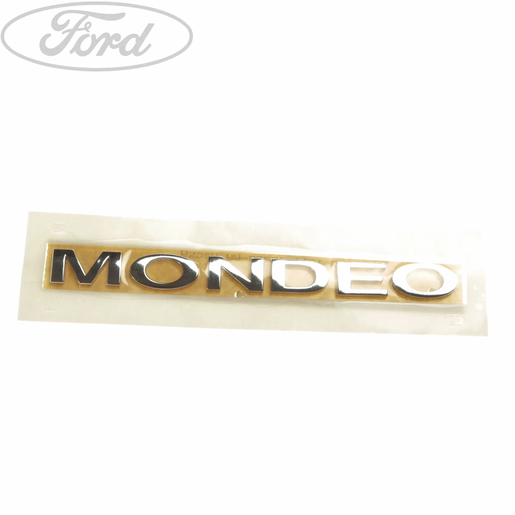 Ford Mondeo 2001-2014 Placa Nombre Emblema Maletero Negra 1132601 - Image 2