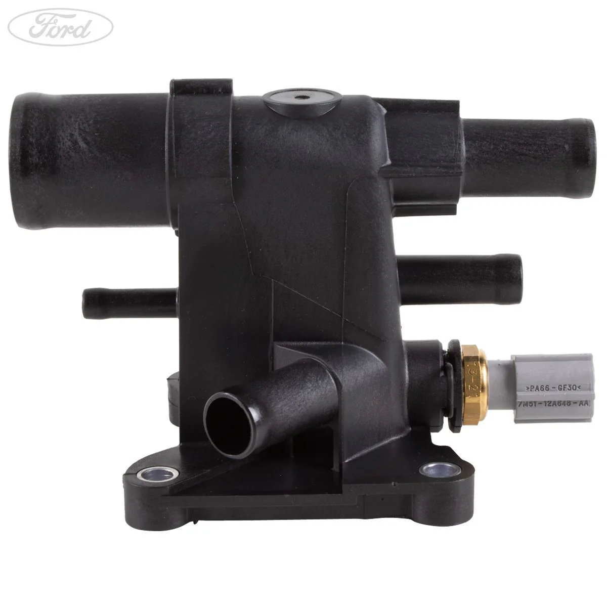 Ford Mondeo 07-14 Adaptador Conector Salida Agua Negro 1682255 - Image 4