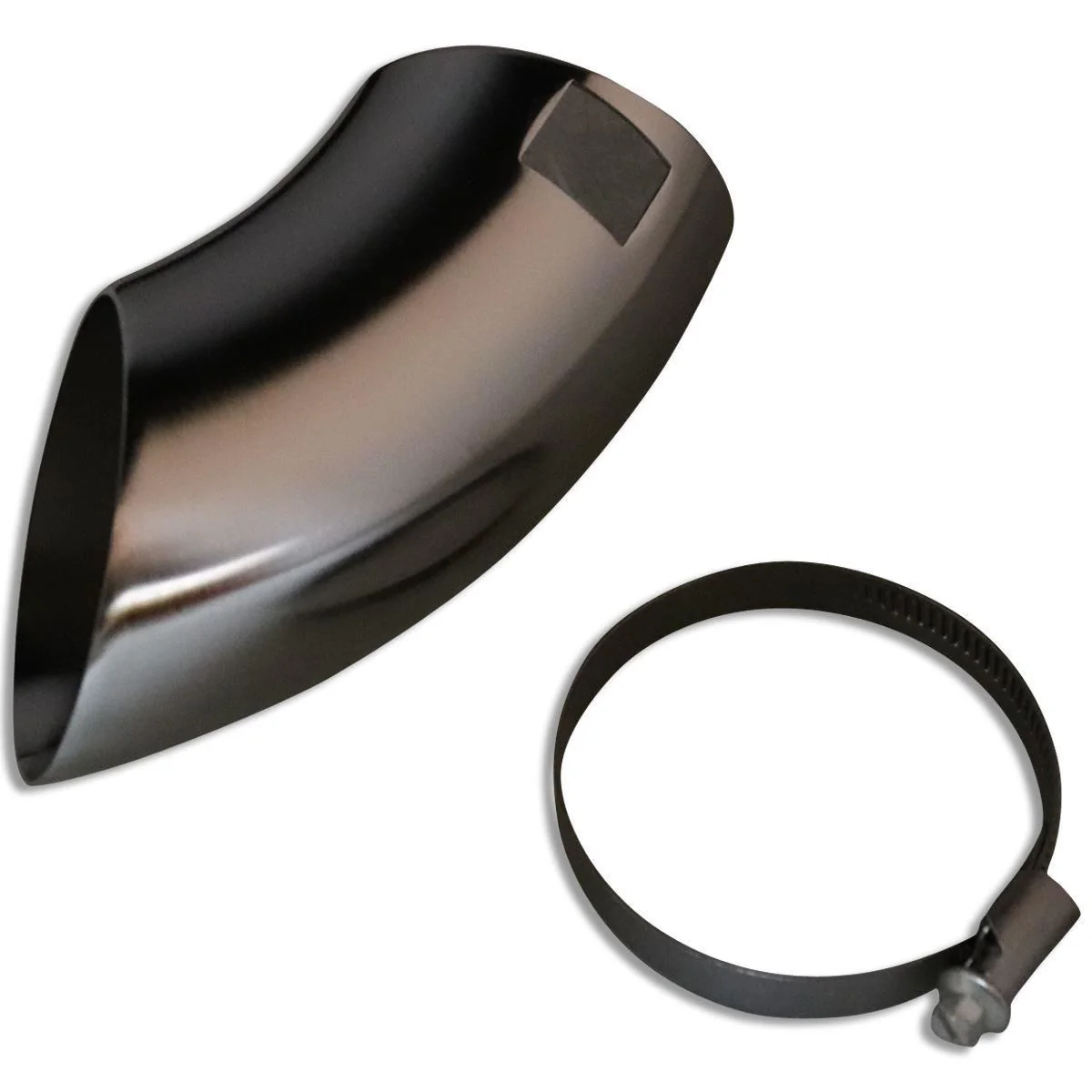 Mondeo Embellecedor para tubo de escape de acero inoxidable pulido.