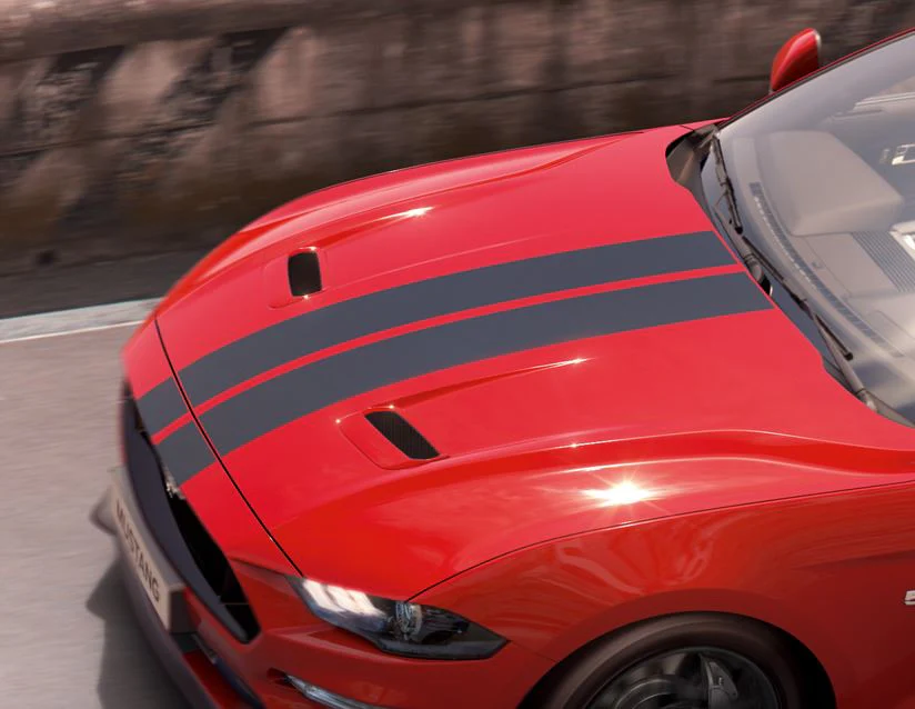 Mustang herpa print* Franjas de competición para la línea superior del vehículo - Image 10