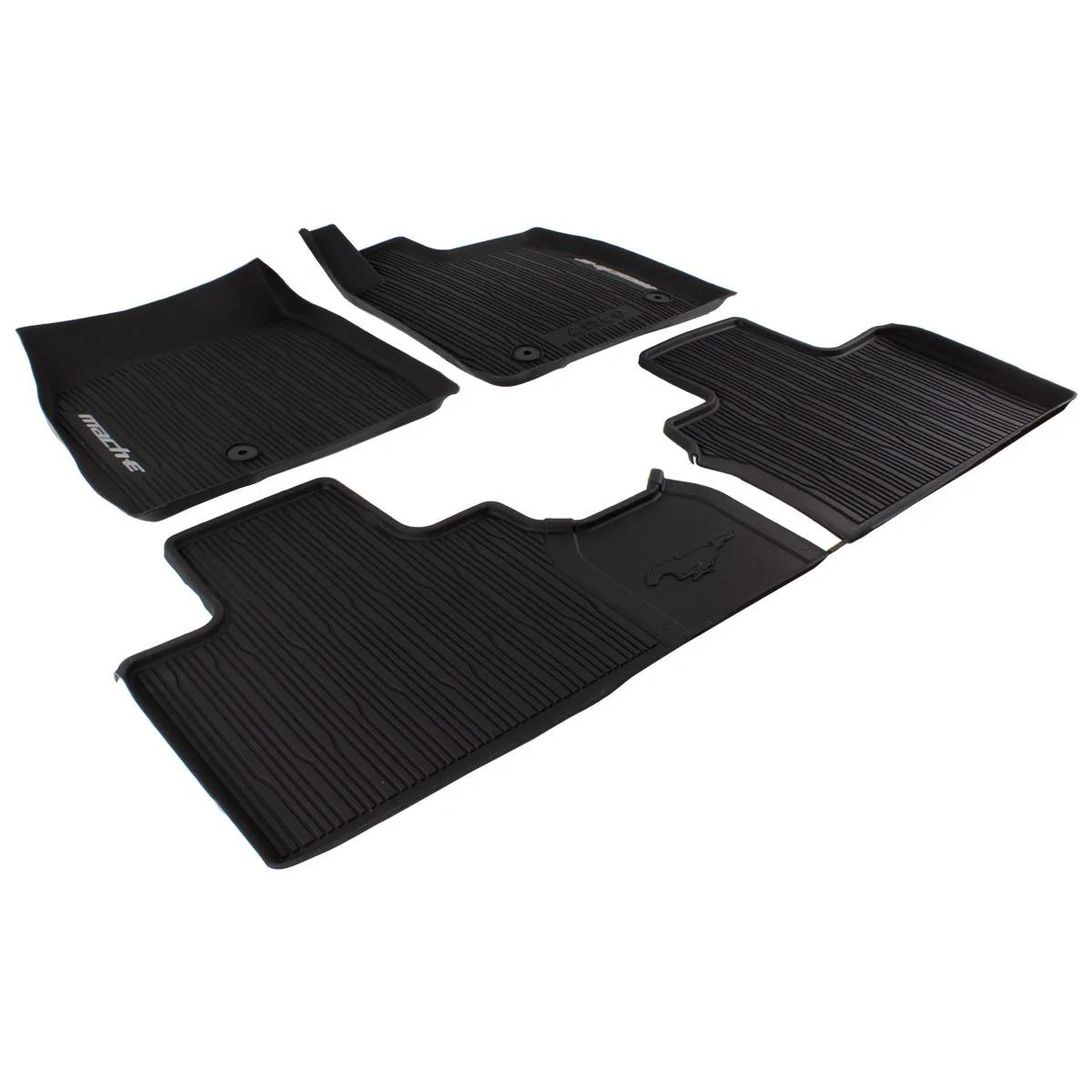 Mustang Mach-E Alfombrillas de goma delanteras y traseras, en color negro. 09/2020 –