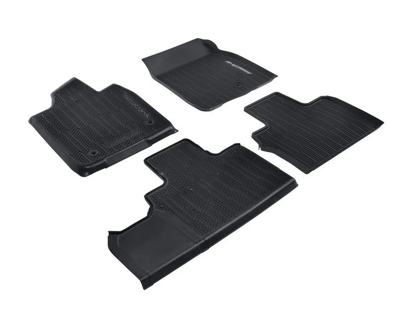 MustangMachE Alfombrillas de goma delanteras y traseras, en color negro. - Image 10