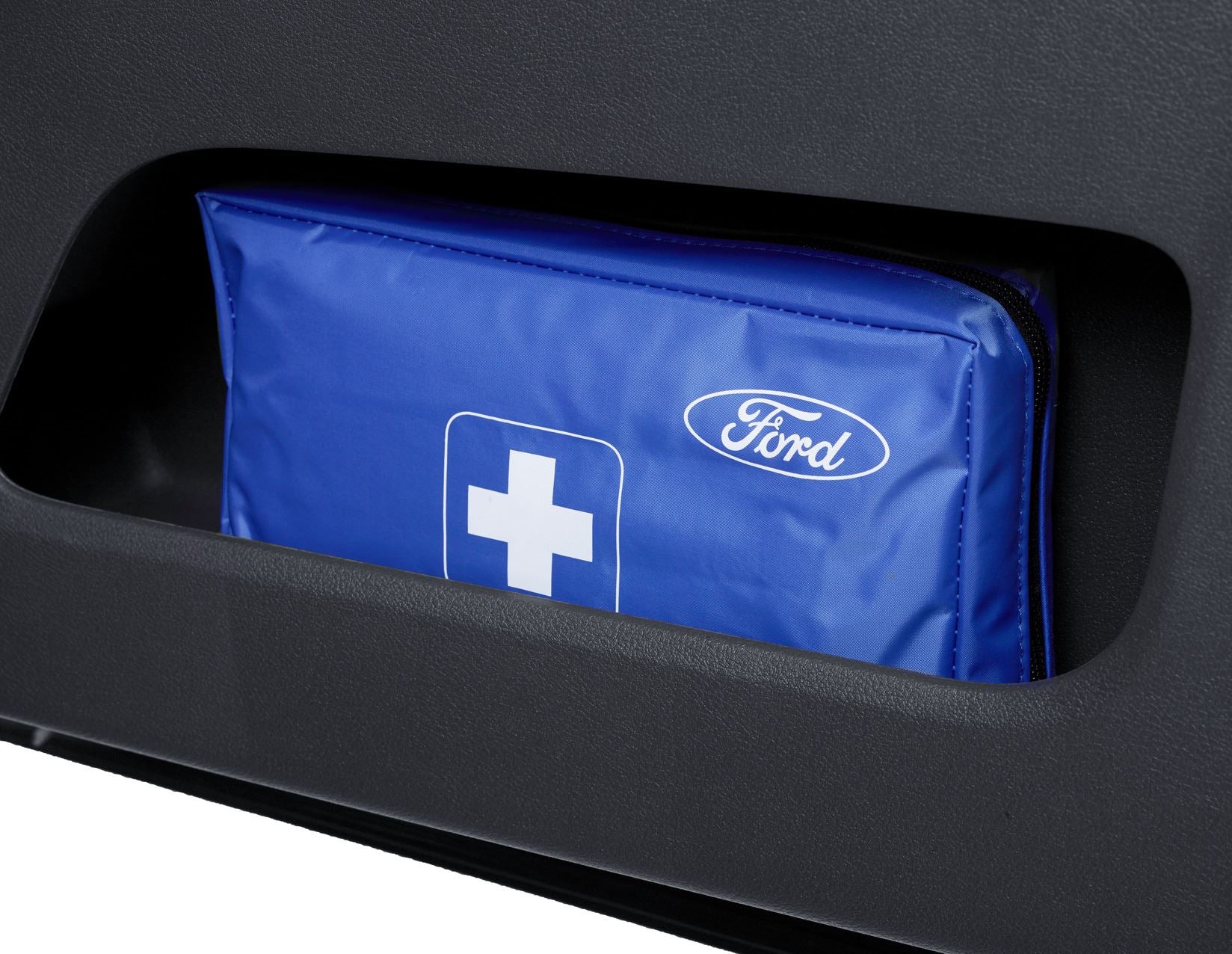 Original Ford Botiquín de primeros auxilios con bolsa de tela en color azul. - Image 3
