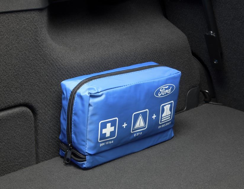 Original Ford BotiquÃn de primeros auxilios con triángulo de emergencia y chaleco de emergencia. - Image 11