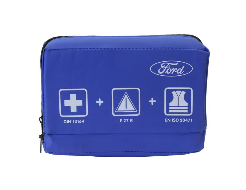 Original Ford BotiquÃn de primeros auxilios con triángulo de emergencia y chaleco de emergencia. - Image 16