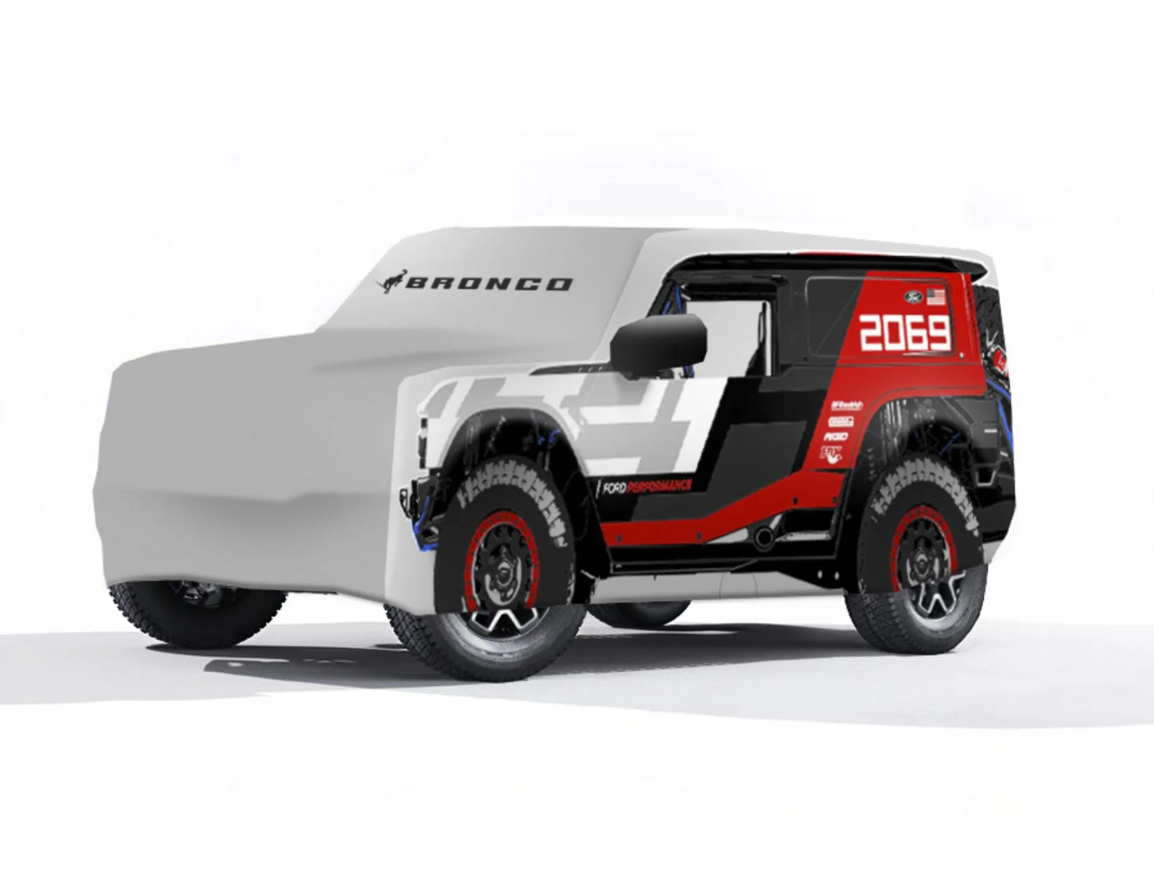 Bronco Coverking Funda protectora Premium con motivos Bronco 3D multicolores - Image 6