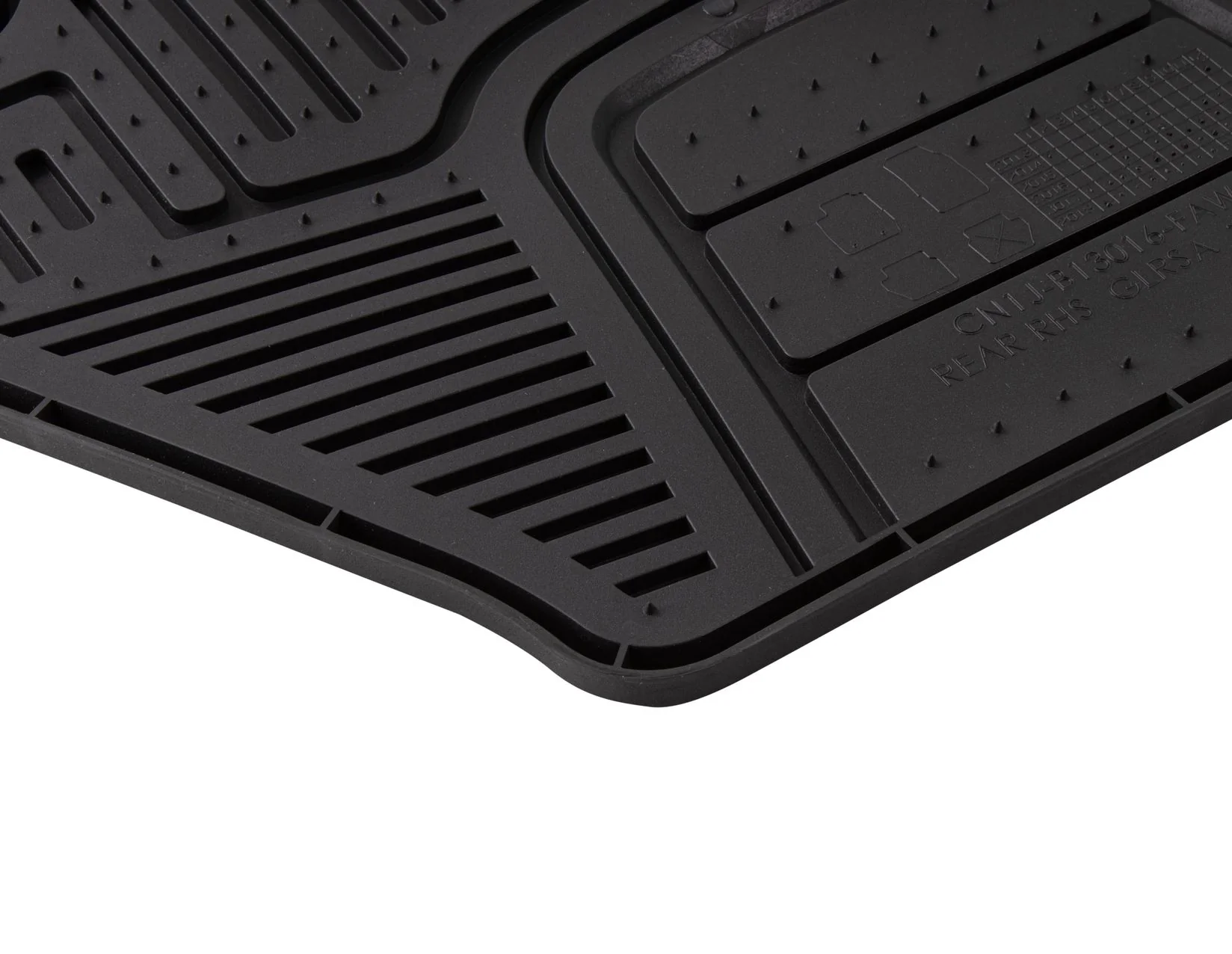 Original Ford Ecosport 2013-2017 Juego de alfombrillas de goma traseras contorneadas 1848171 - Image 4