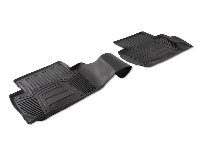 Original Ford Ecosport 2017+ Alfombrillas de goma traseras estilo bandeja negras 2268332 - Image 10