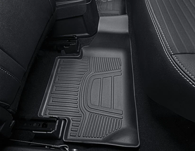 Original Ford Ecosport 2017+ Alfombrillas de goma traseras estilo bandeja negras 2268332 - Image 7
