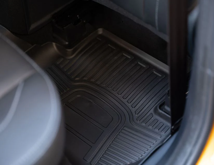 Original Ford Ecosport 2017+ Alfombrillas de goma traseras estilo bandeja negras 2268332 - Image 8