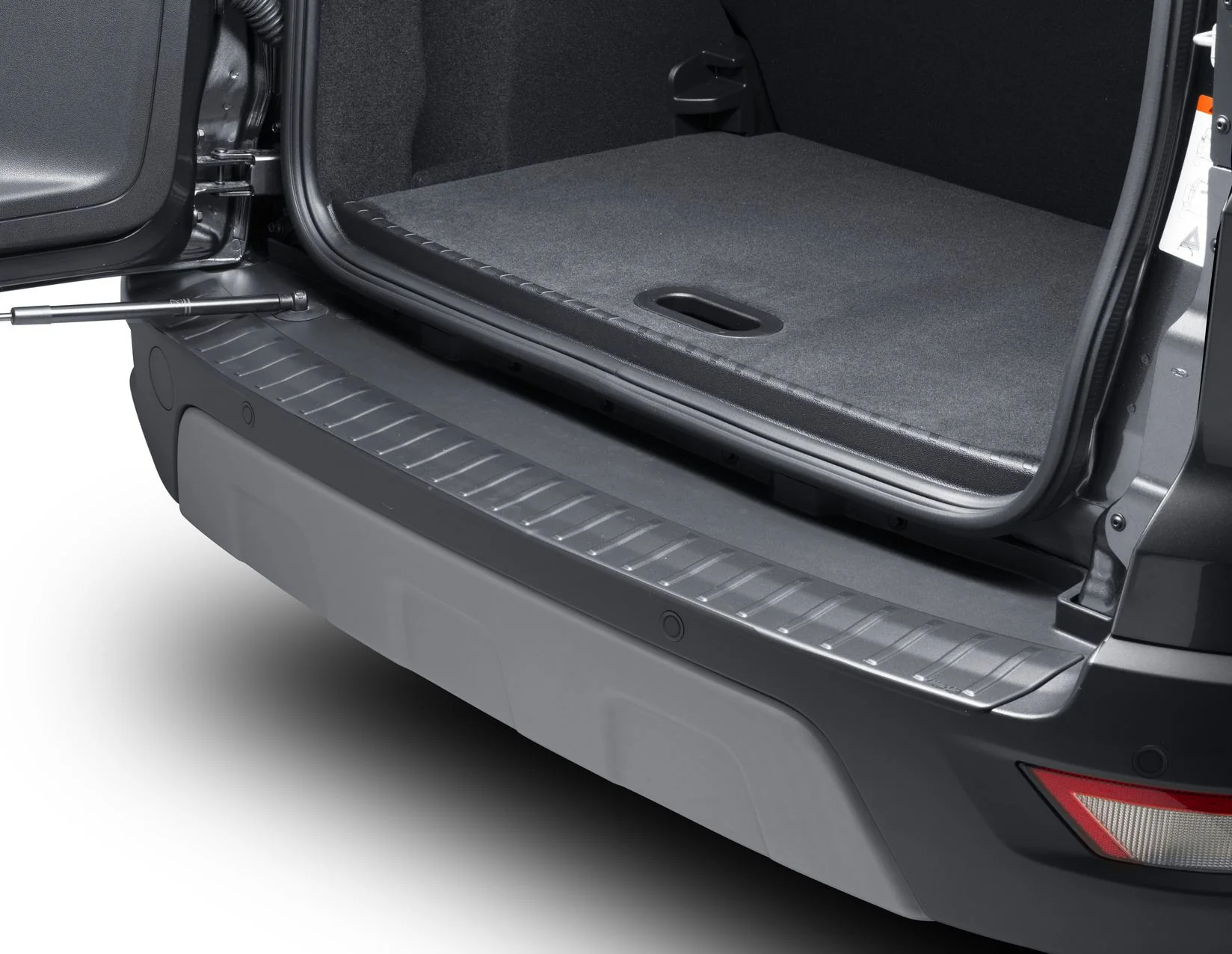 Original Ford EcoSport Lámina protectora de paragolpes trasero placa delineada