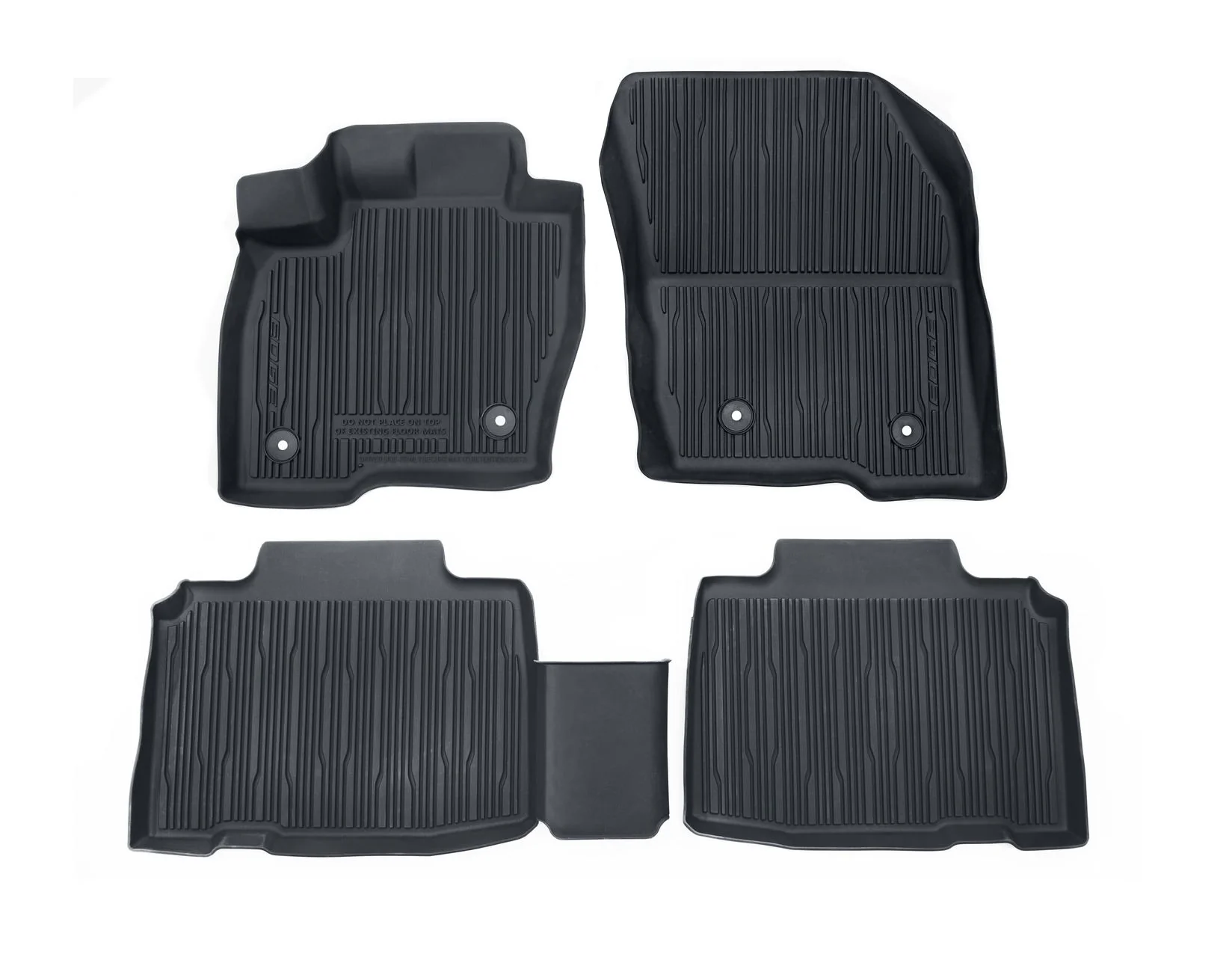 Original Ford Edge desde 01/2016 Alfombrillas de goma delanteras y traseras