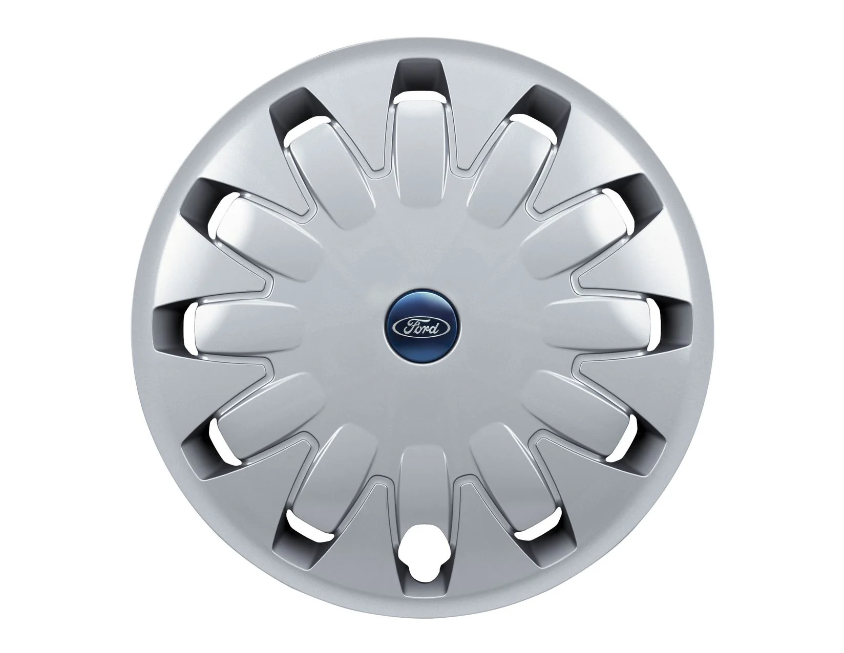 Original Ford Focus Mondeo 2011+ 16" Cubierta de rueda aerodinámica plateada 1778008