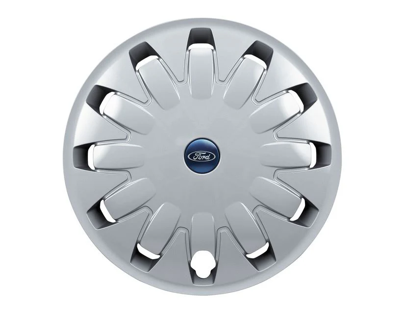 Original Ford Focus Mondeo 2011+ 16" Cubierta de rueda aerodinámica plateada 1778008 - Image 2