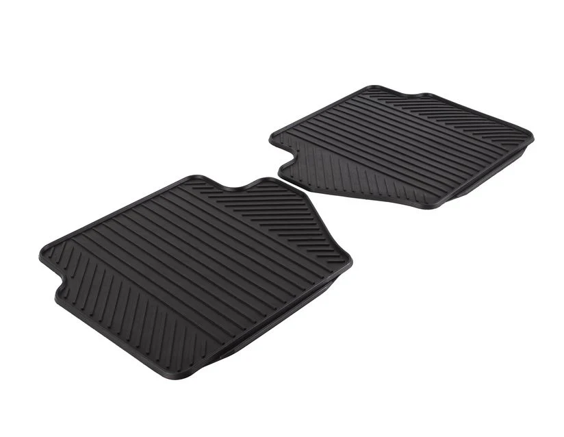 Original Ford Fiesta 09/2008-06/2017 Alfombrillas de goma traseras - Image 2