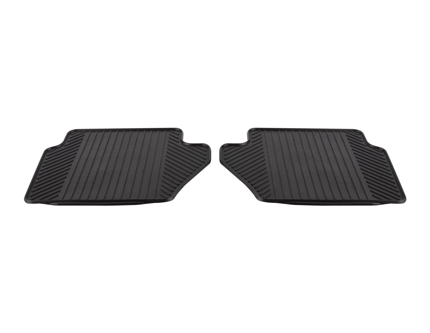 Original Ford Fiesta 09/2008-06/2017 Alfombrillas de goma traseras - Image 3