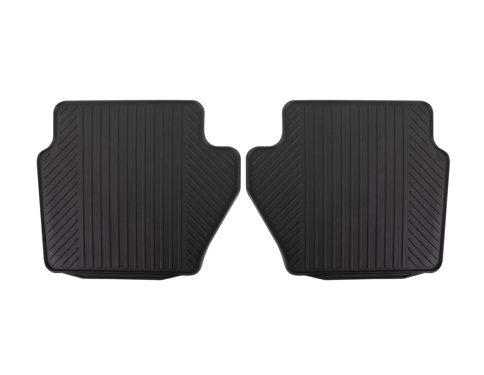 Original Ford Fiesta 09/2008-06/2017 Alfombrillas de goma traseras - Image 4