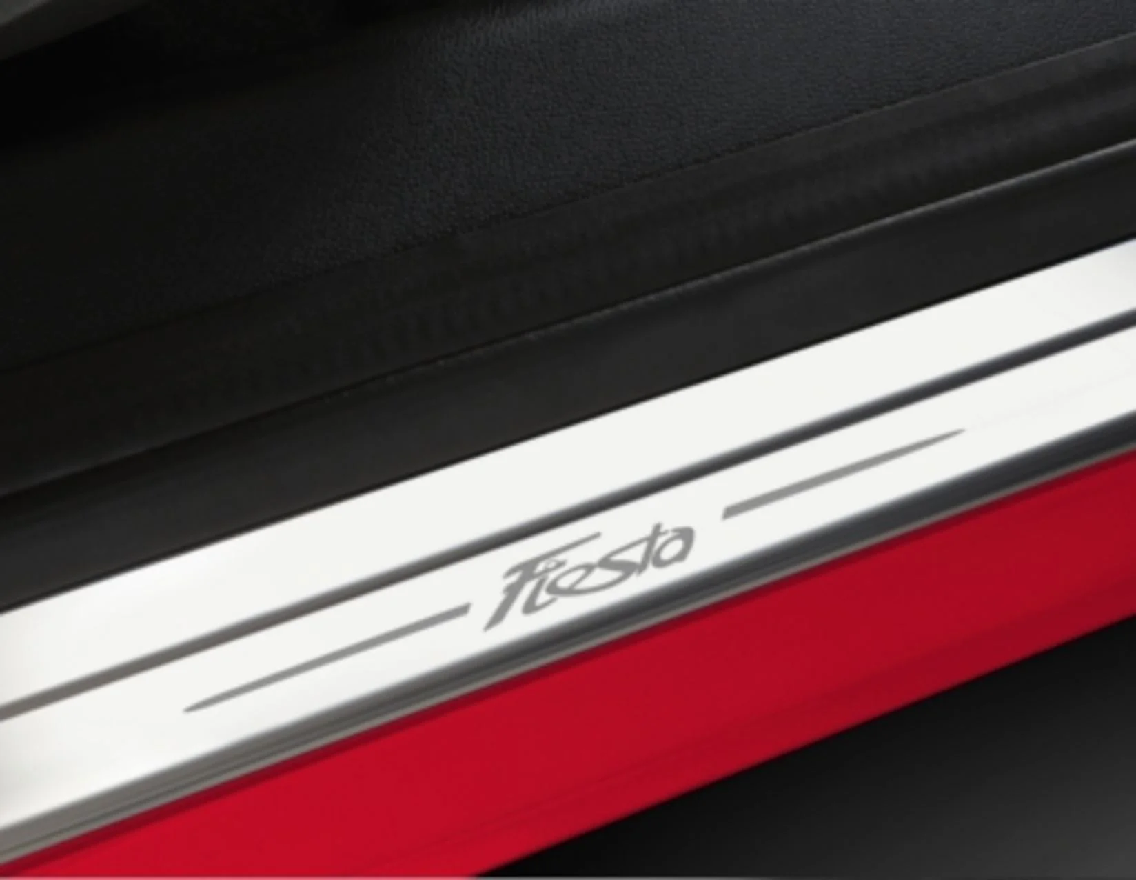 Original Ford Fiesta 09/2008-06/2017 Protectores de umbral de puerta delanteros - Image 3