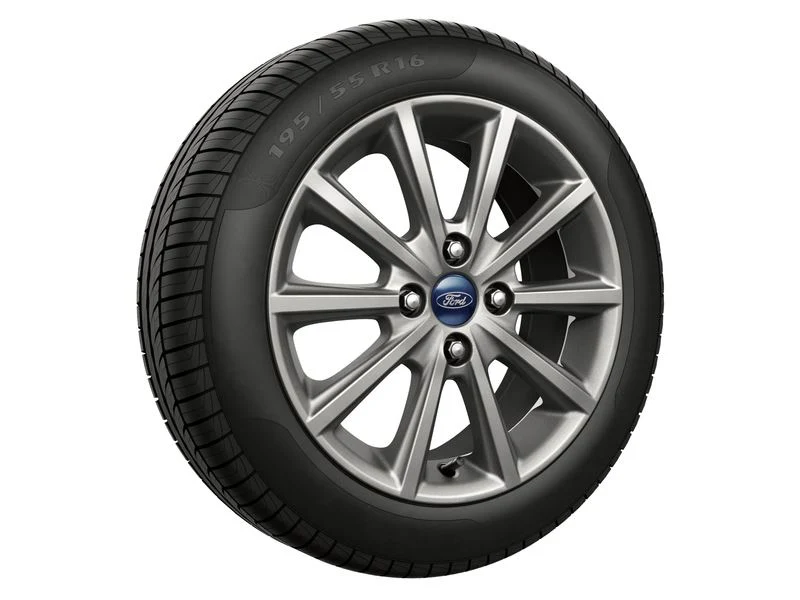 Original Ford Fiesta 11/2012-06/2017 Llantas de aleación 16" diseño de 10 radios - Image 3
