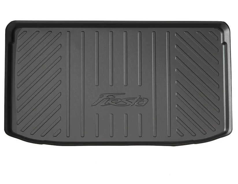 Original Ford Fiesta Alfombra antideslizante para maletero se instala encima del 2º suelo de carga. - Image 2
