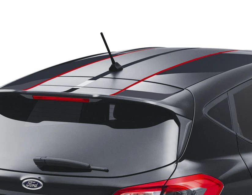 Original Ford Fiesta desde 07/2017 Bandas deportivas para el techo - Image 4