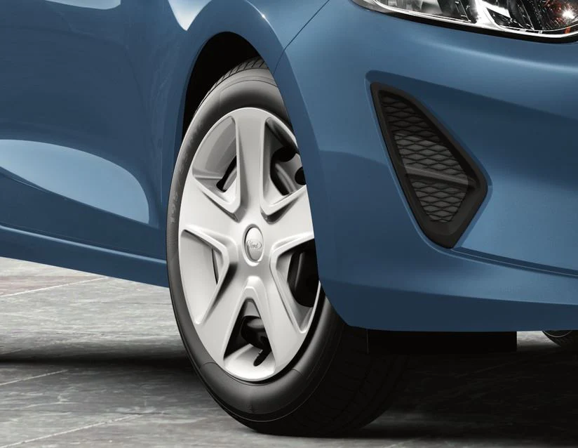 Original Ford Fiesta Mk8 Cubierta de rueda de acero de 16" Trim 5 radios plateado 2017- 2120395 - Image 7