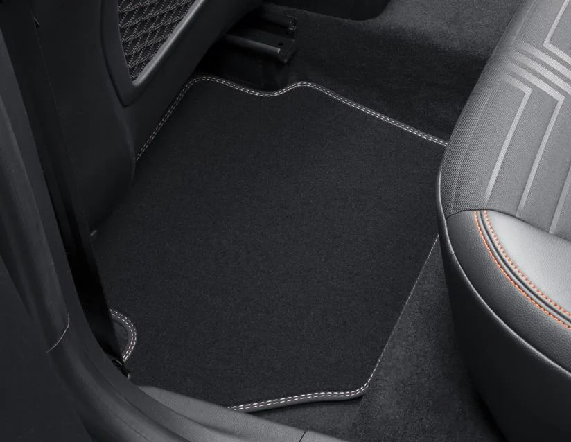 Original Ford Fiesta/Puma Alfombrillas de terciopelo traseras - Image 6
