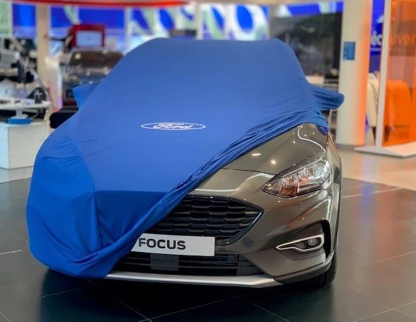 Original Ford Focus desde 04/2018 Funda protectora Premium en color azul - Image 10