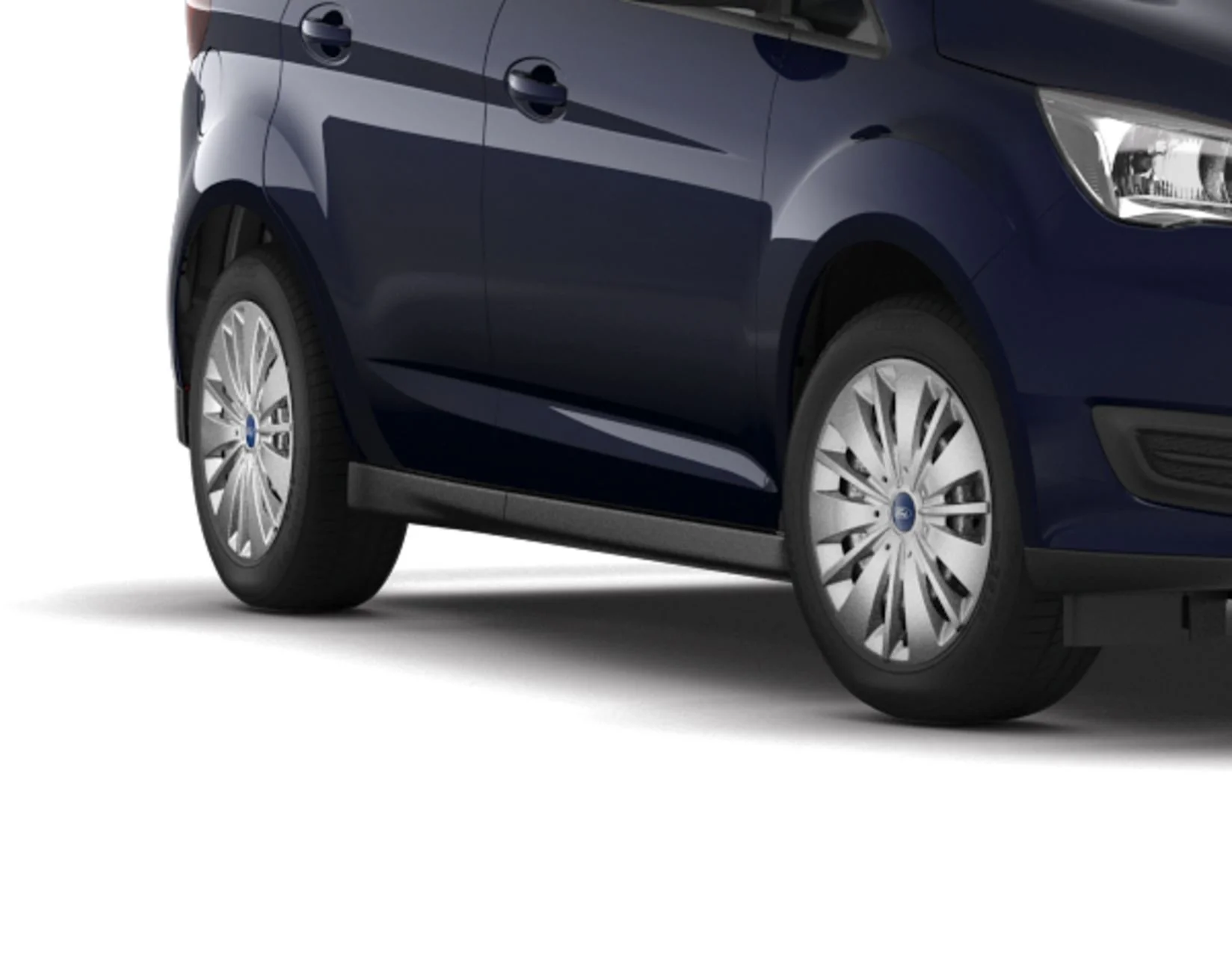 Original Ford Focus C-Max Mk3 2014+ Tapa de rueda de acero de 16" plateada individual 1872069
