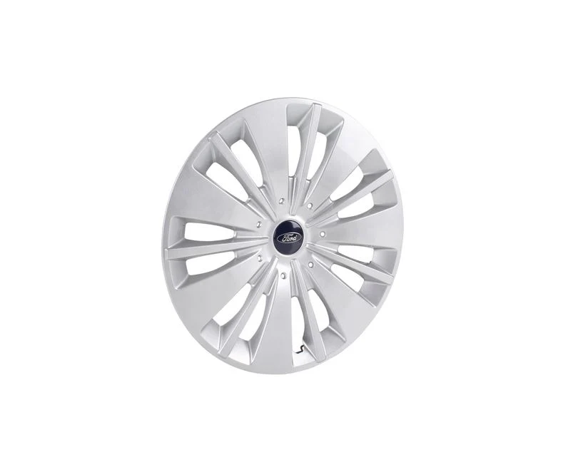 Original Ford Focus C-Max Mk3 2014+ Tapa de rueda de acero de 16" plateada individual 1872069 - Image 9
