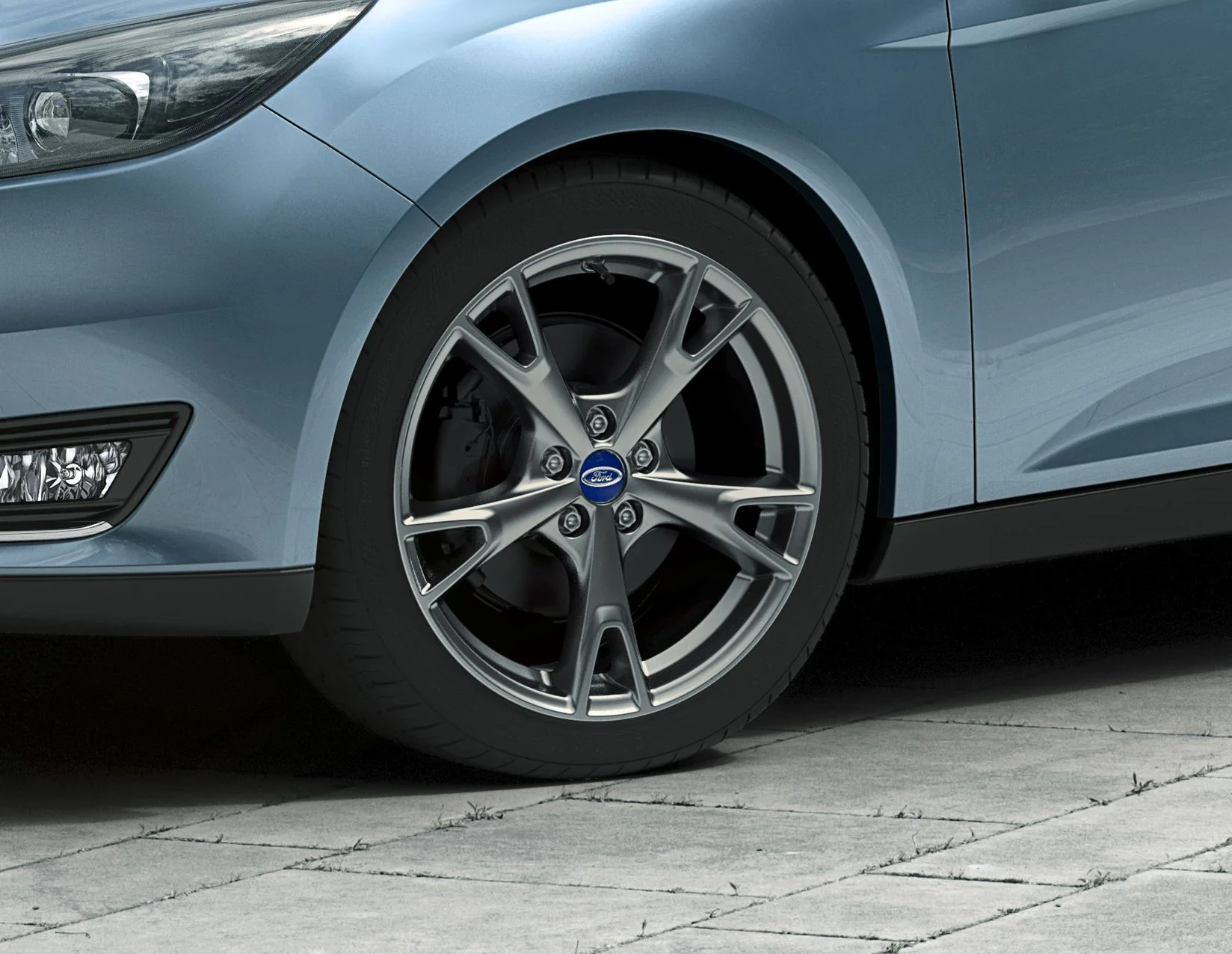 Original Ford Focus Llantas de aleación 18" diseño de 5 x 2 radios en Y