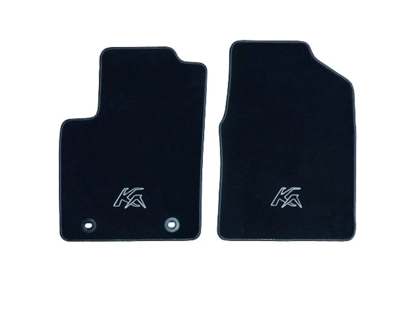 Original Ford Ka 2008-2012 Alfombrillas de felpa para el frente, negras 1543889 - Image 2