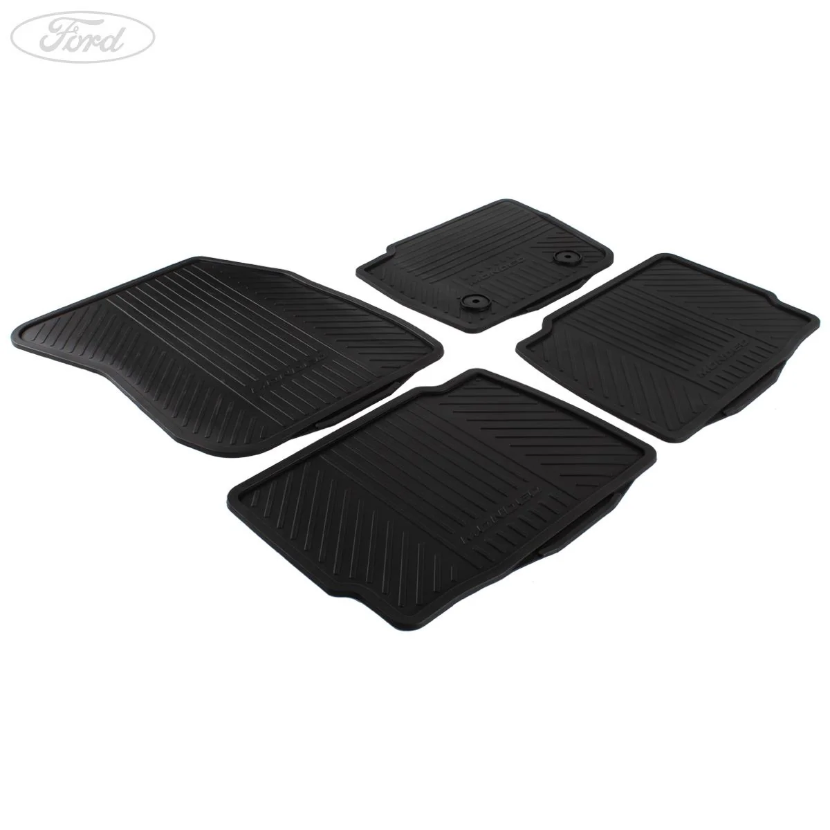 Original Ford Mondeo desde 09/2014 Alfombrillas de goma delanteras y traseras - Image 11
