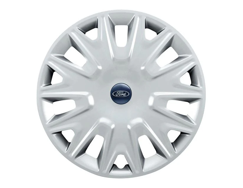 Original Ford Mondeo Mk5 2014+ Tapacubos de rueda de 16" plateado x1 1803886 - Image 2