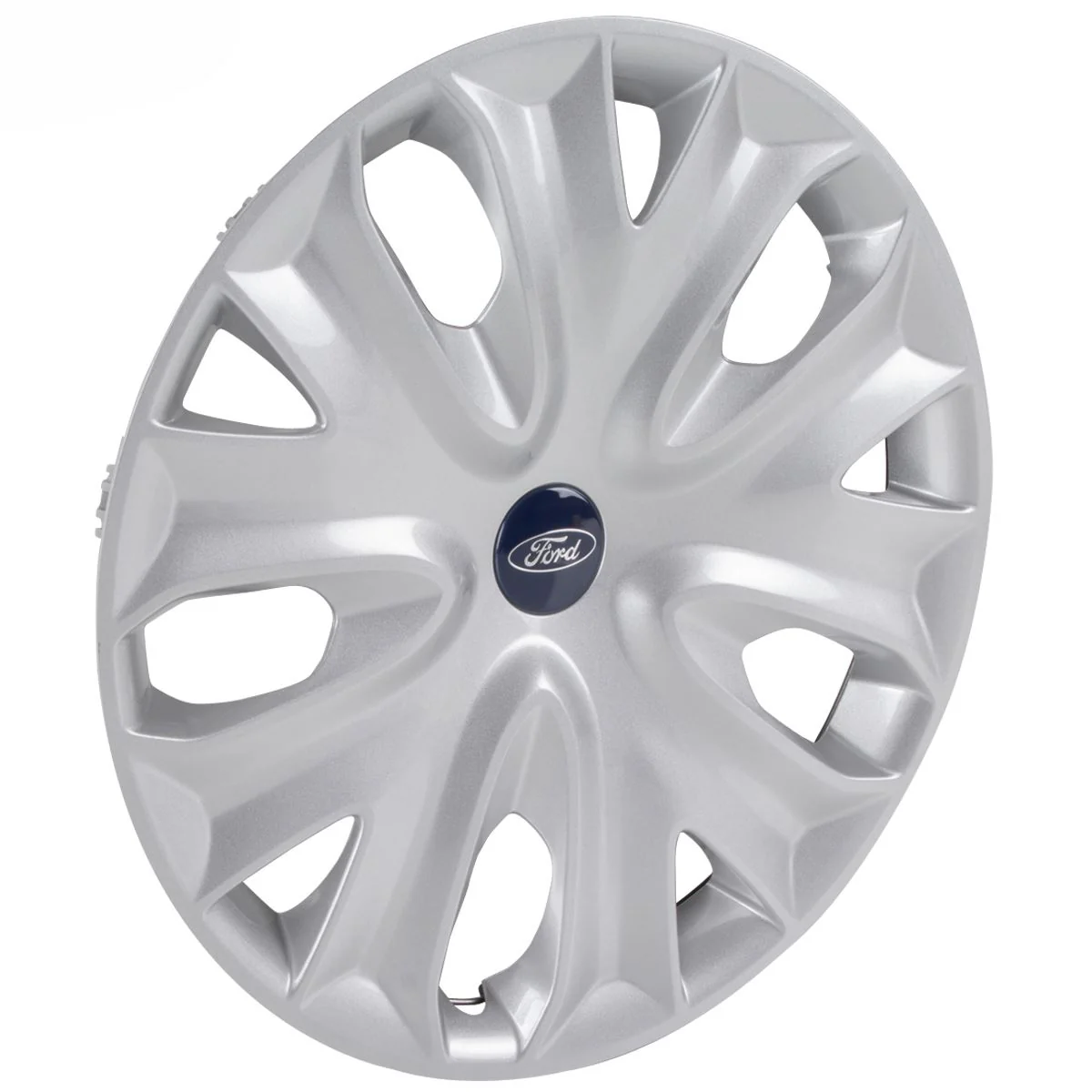 Original Ford Mondeo Mk5 2014+ Tapacubos de rueda de 16" plateado x1 1803887 - Image 9