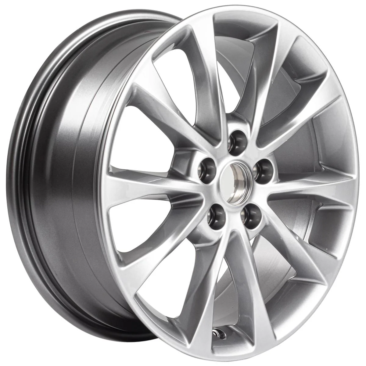 Original Ford Mondeo Llantas de aleación 17" diseño de 5 x 2 radios - Image 9