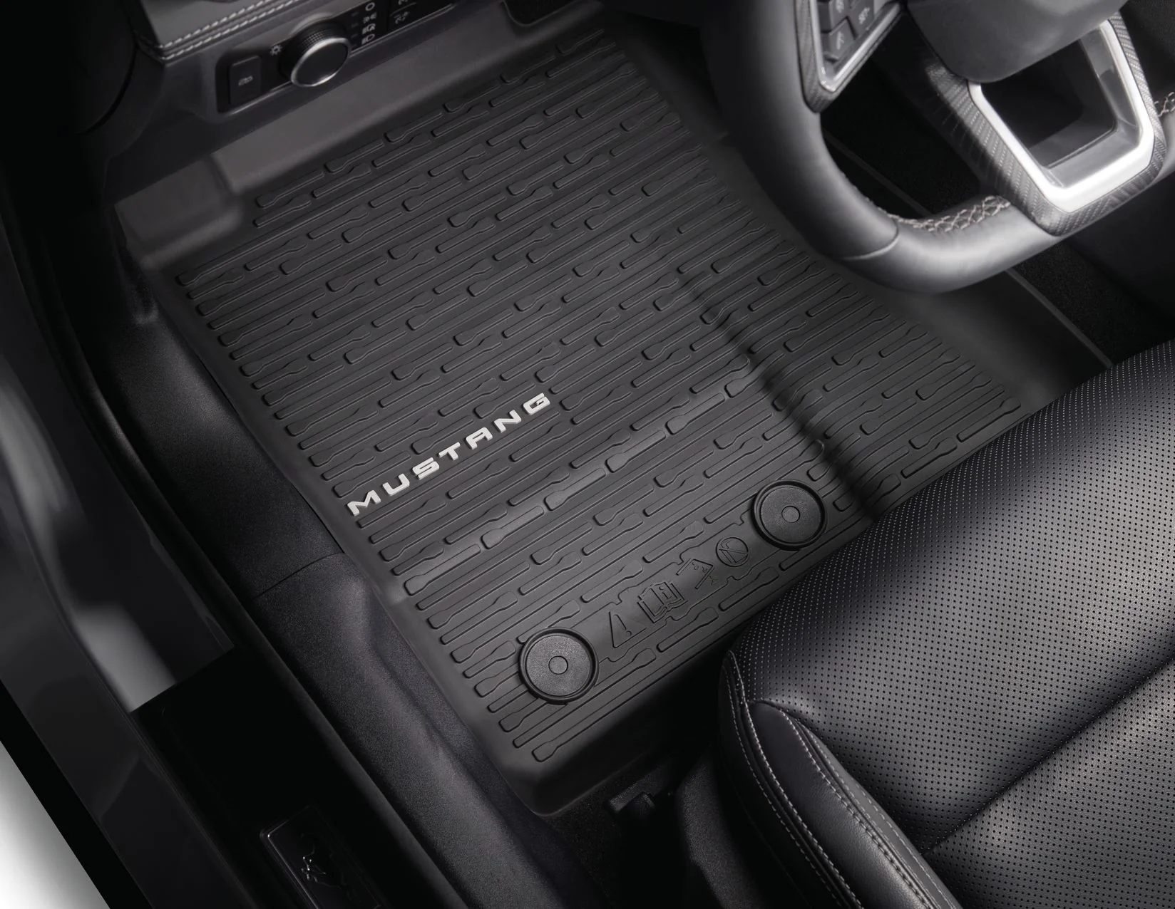 Original Ford Mustang desde 10/2023 Alfombrillas de goma delantera y trasera