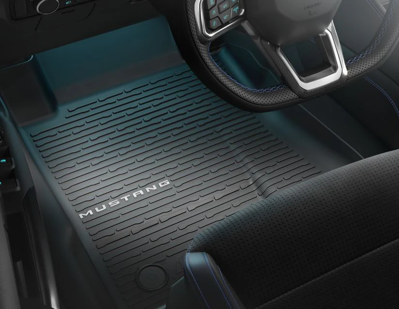 Original Ford Mustang desde 10/2023 Alfombrillas de goma delantera y trasera - Image 2