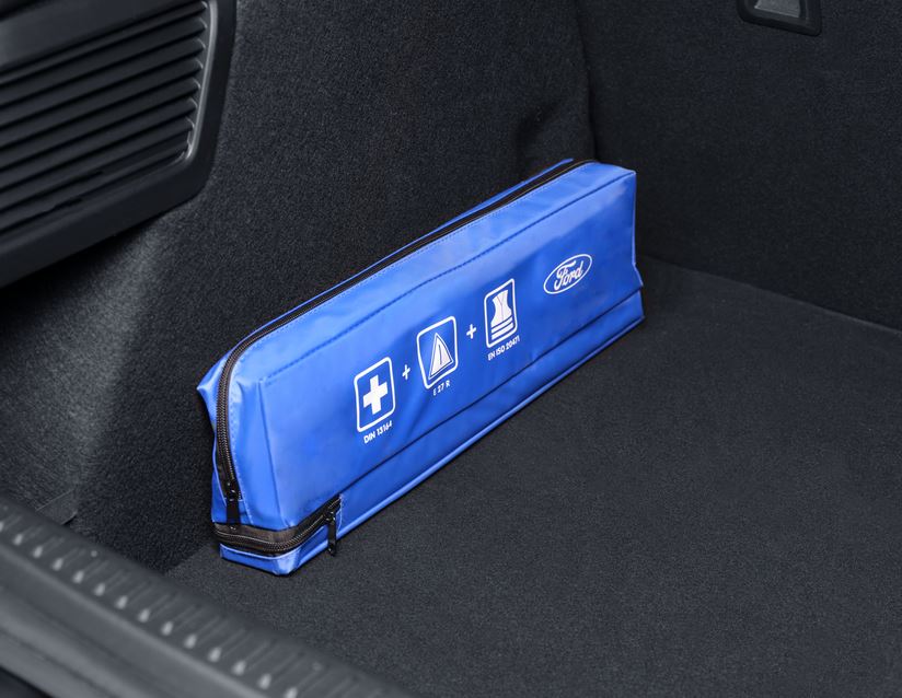 Original Ford Paquete de seguridad premium con bolsa flexible en color azul. - Image 15