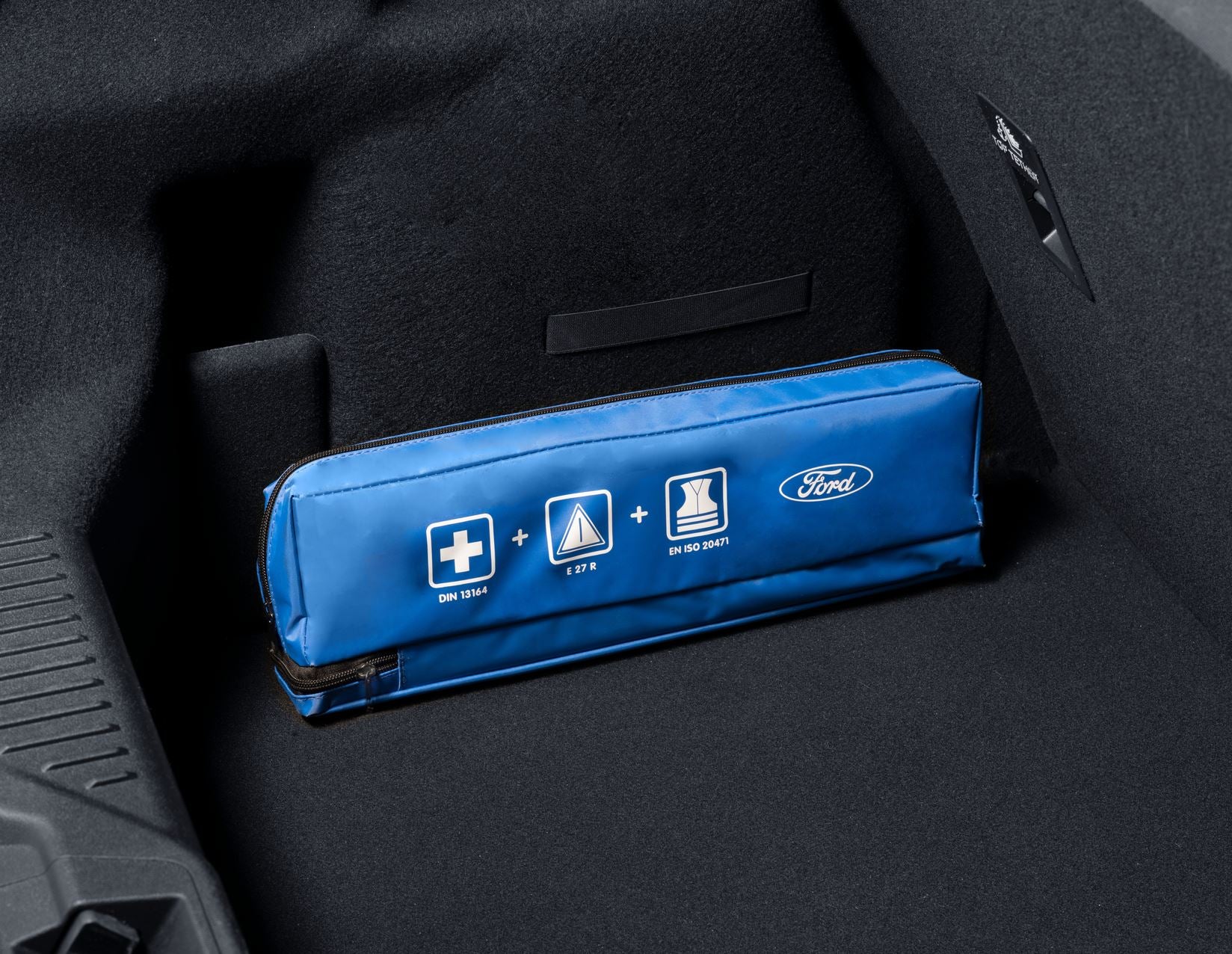 Original Ford Paquete de seguridad premium con bolsa flexible en color azul. - Image 5
